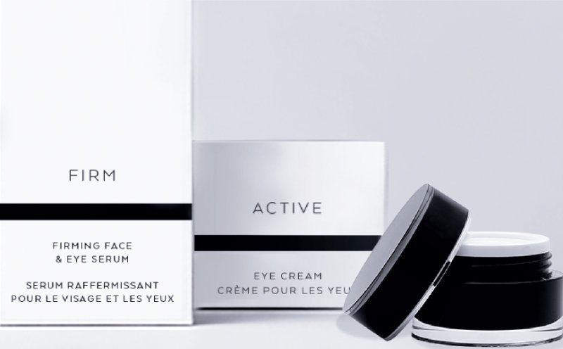 Private label skincare packaging with custom branding