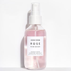 Custom Organic Rose Water Spray Pure Facial Mist Toner