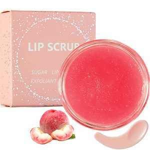 Private Label Beauty Natural Whitening Organic Vegan Pink Lip Scrub Lip Care